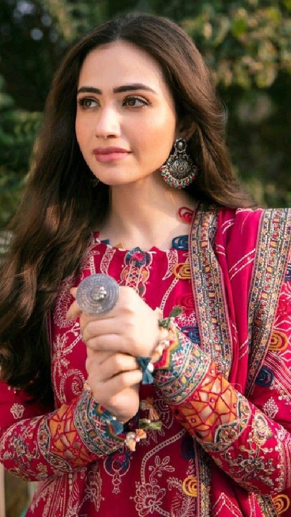 Luxury Red Printed Ethnic Anarkali Suit with Embroidered Dupatta