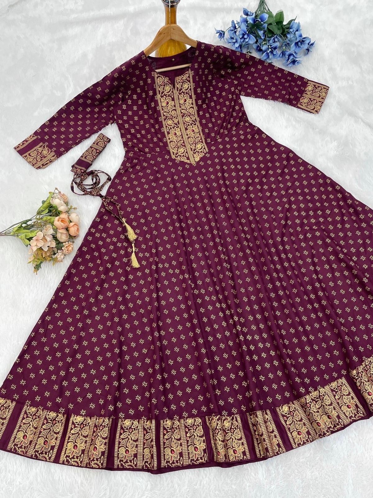 Super Hit 14kg Reyon Beautiful Gown