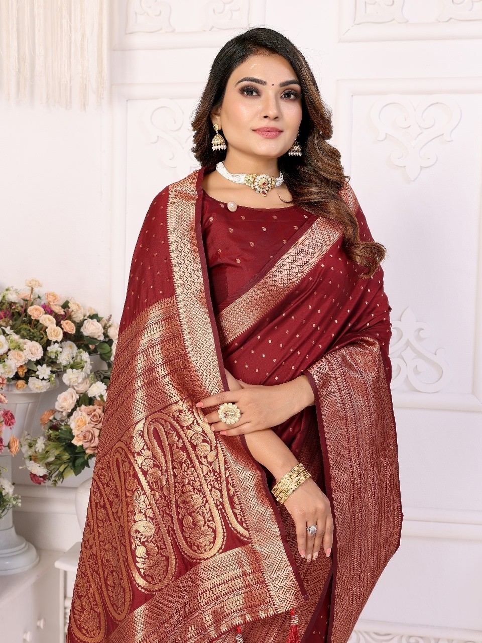  Banarasi Silk Saree | Authentic Handloom Saree 