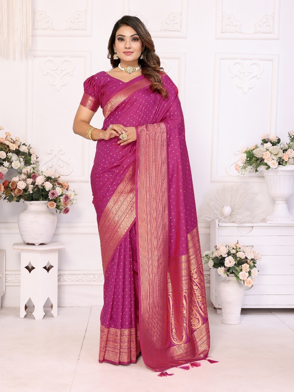  Banarasi Silk Saree | Authentic Handloom Saree 