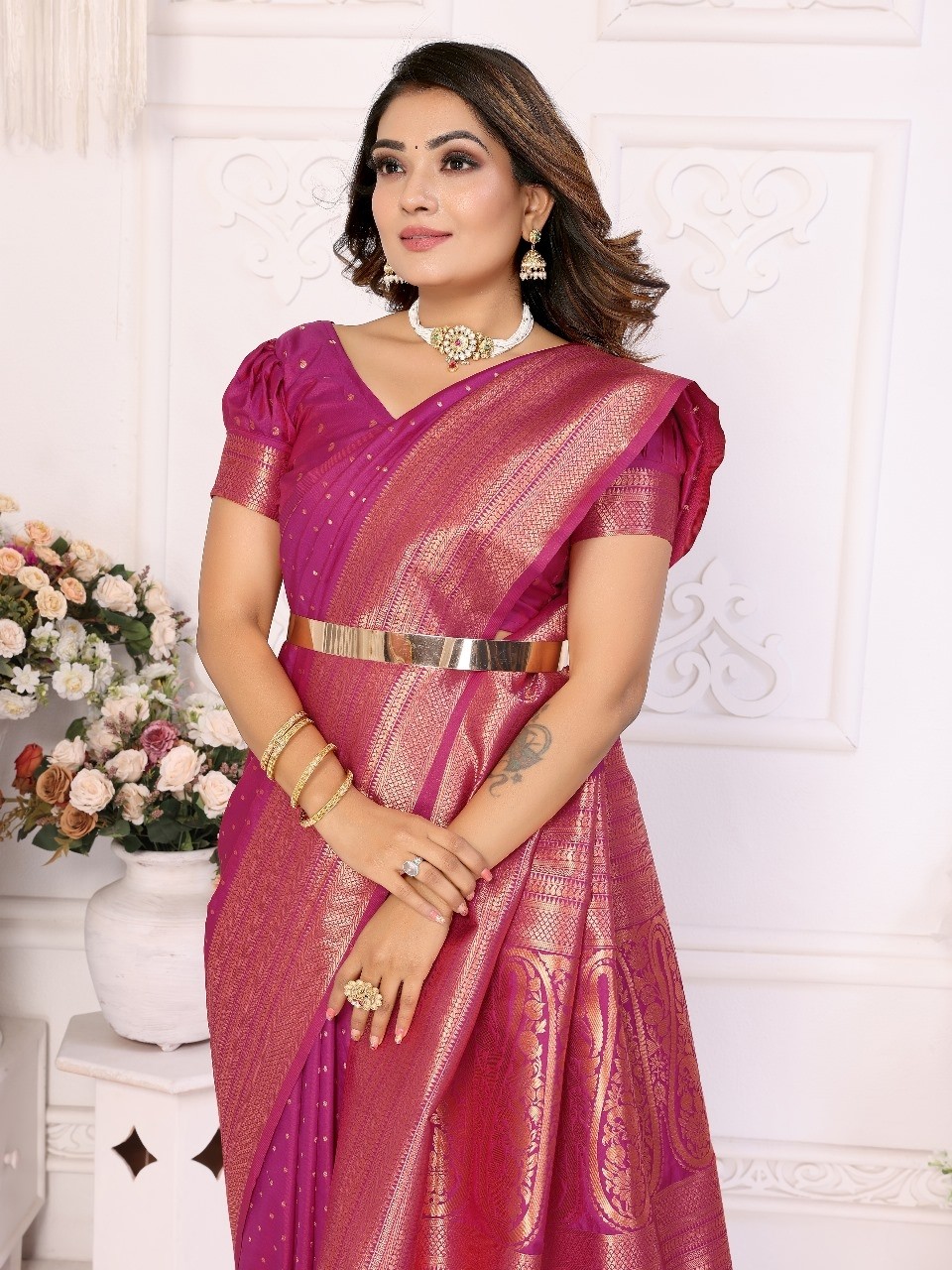  Banarasi Silk Saree | Authentic Handloom Saree 