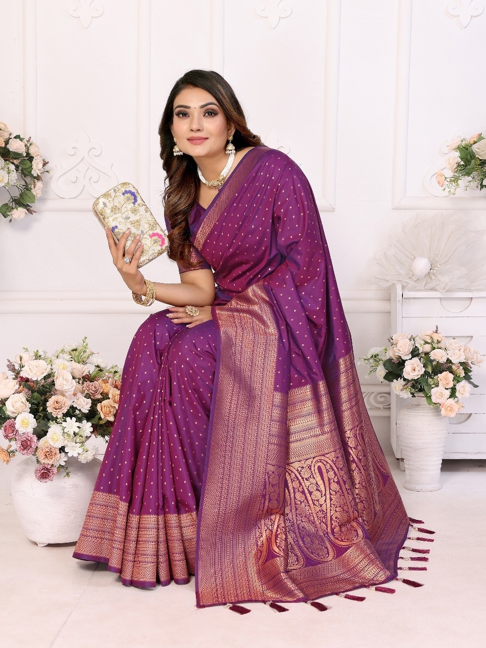  Banarasi Silk Saree | Authentic Handloom Saree 