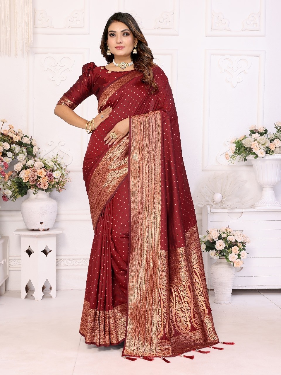  Banarasi Silk Saree | Authentic Handloom Saree 