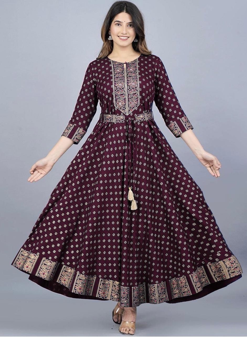 Super Hit 14kg Reyon Beautiful Gown