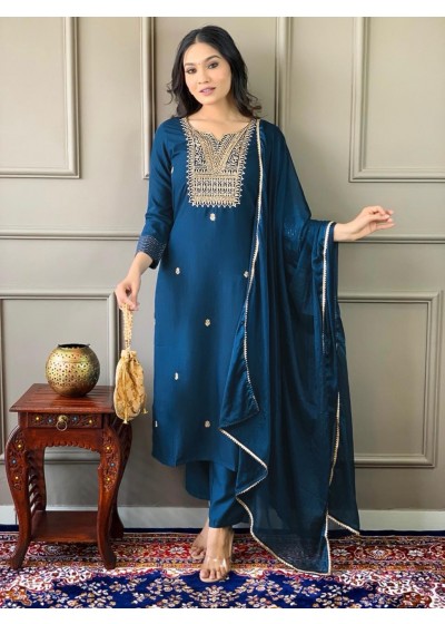 Ethics Aura Premium Embroidered Suit Set - Elegant Traditional Wear